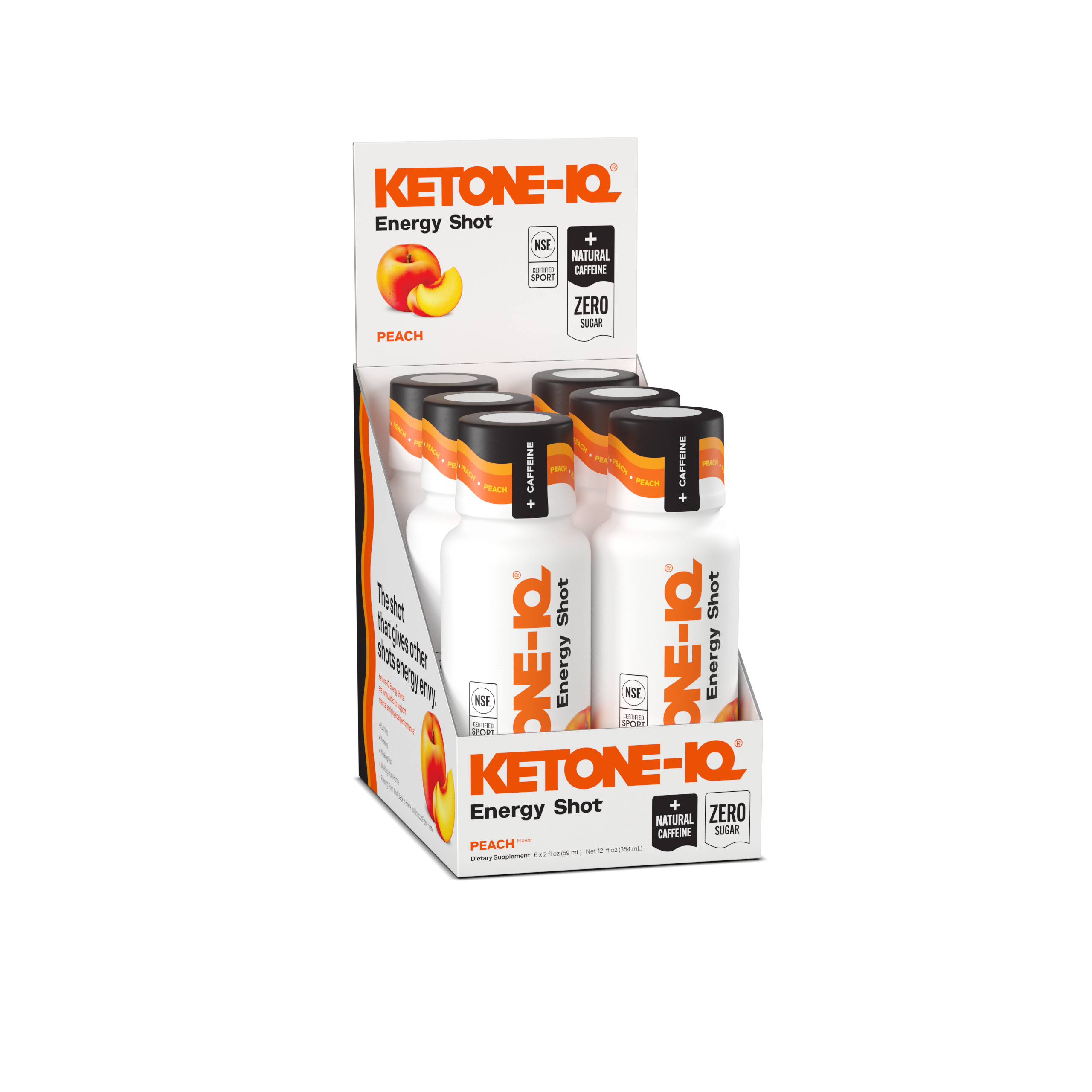 Ketone‑IQ 100 mg caffeine energy shot at Friendly Cycle