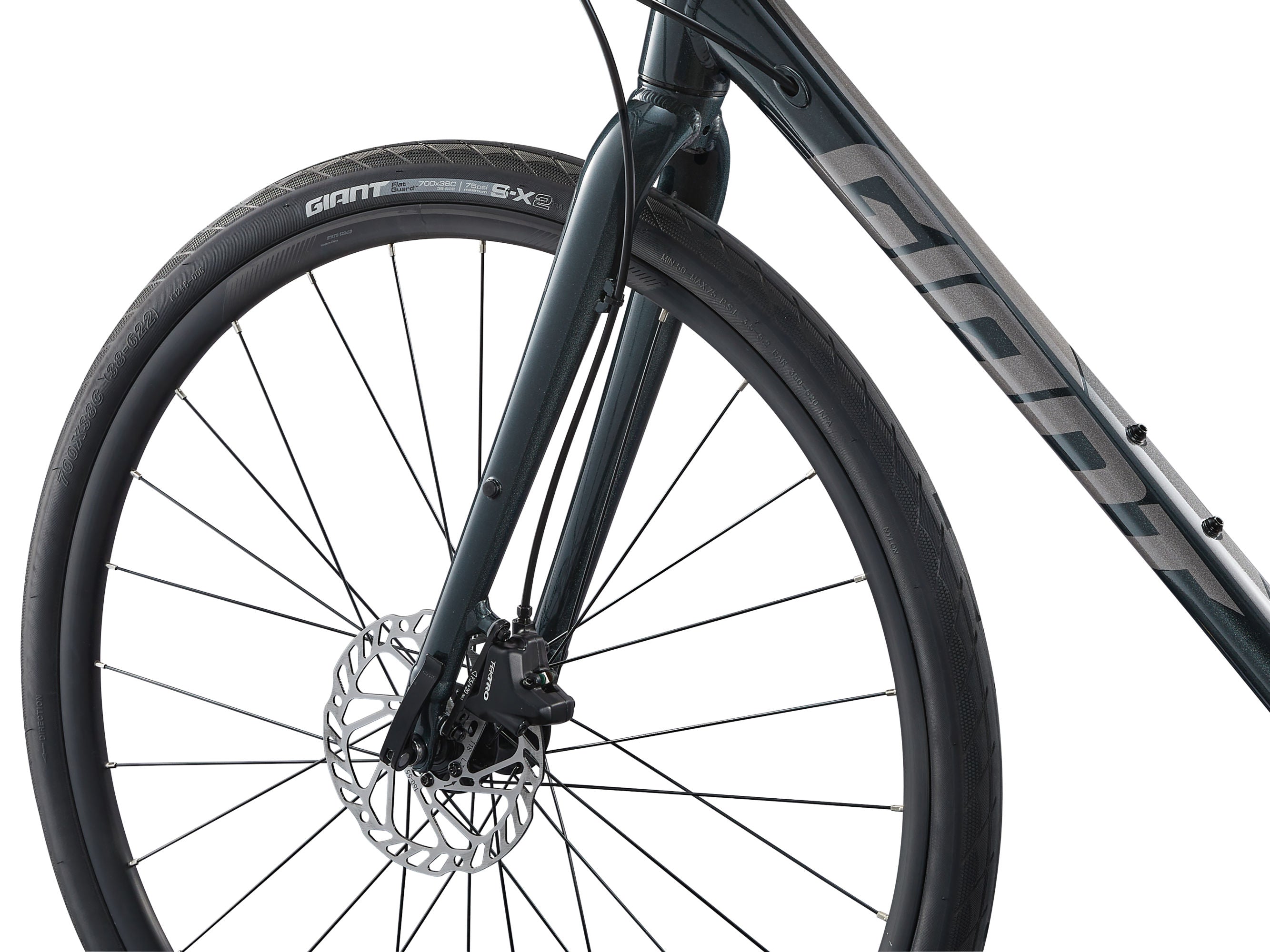 Escape 2 Disc – Asphalt Green Hybrid City Bike – Friendly Cycle