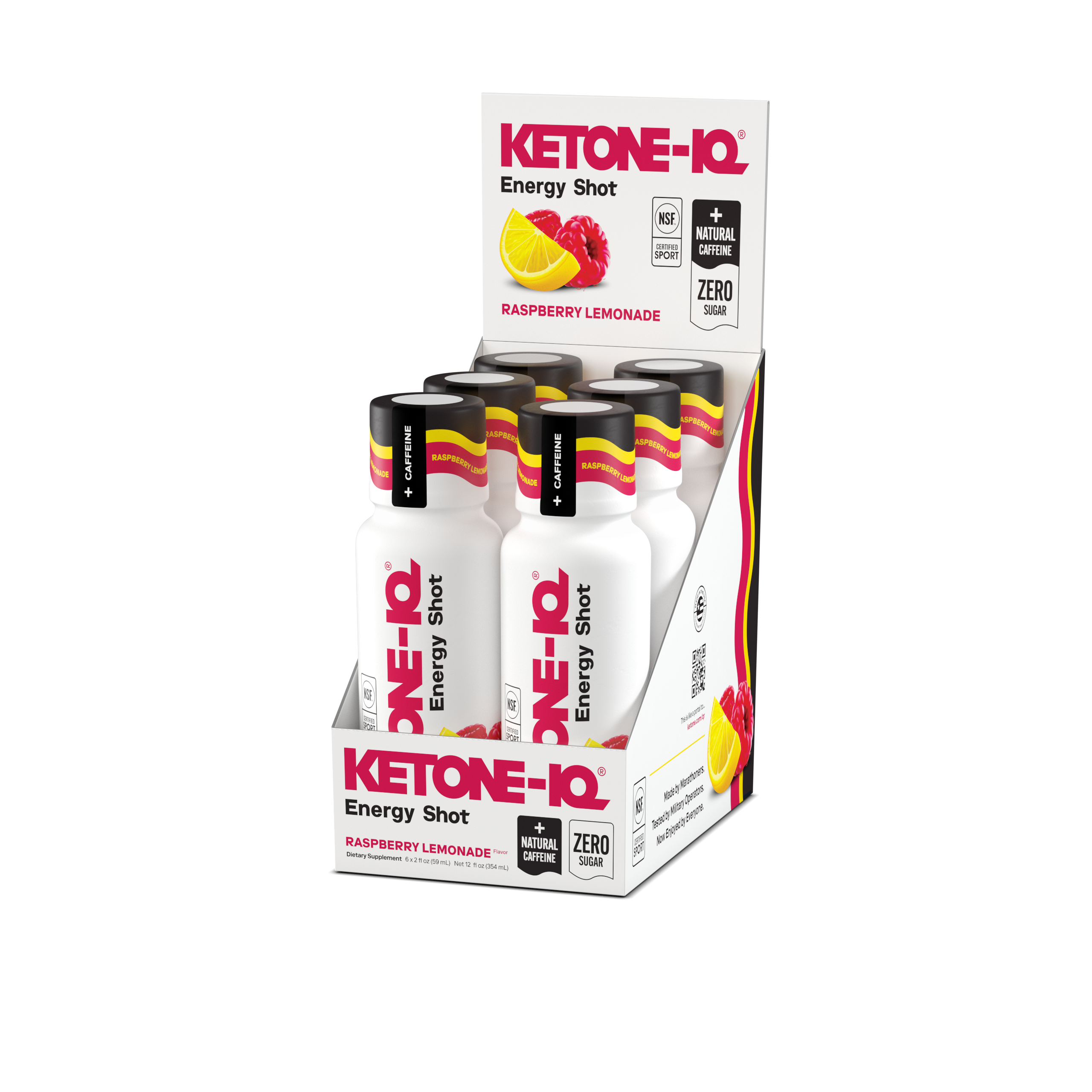 Ketone‑IQ 100 mg caffeine energy shot at Friendly Cycle