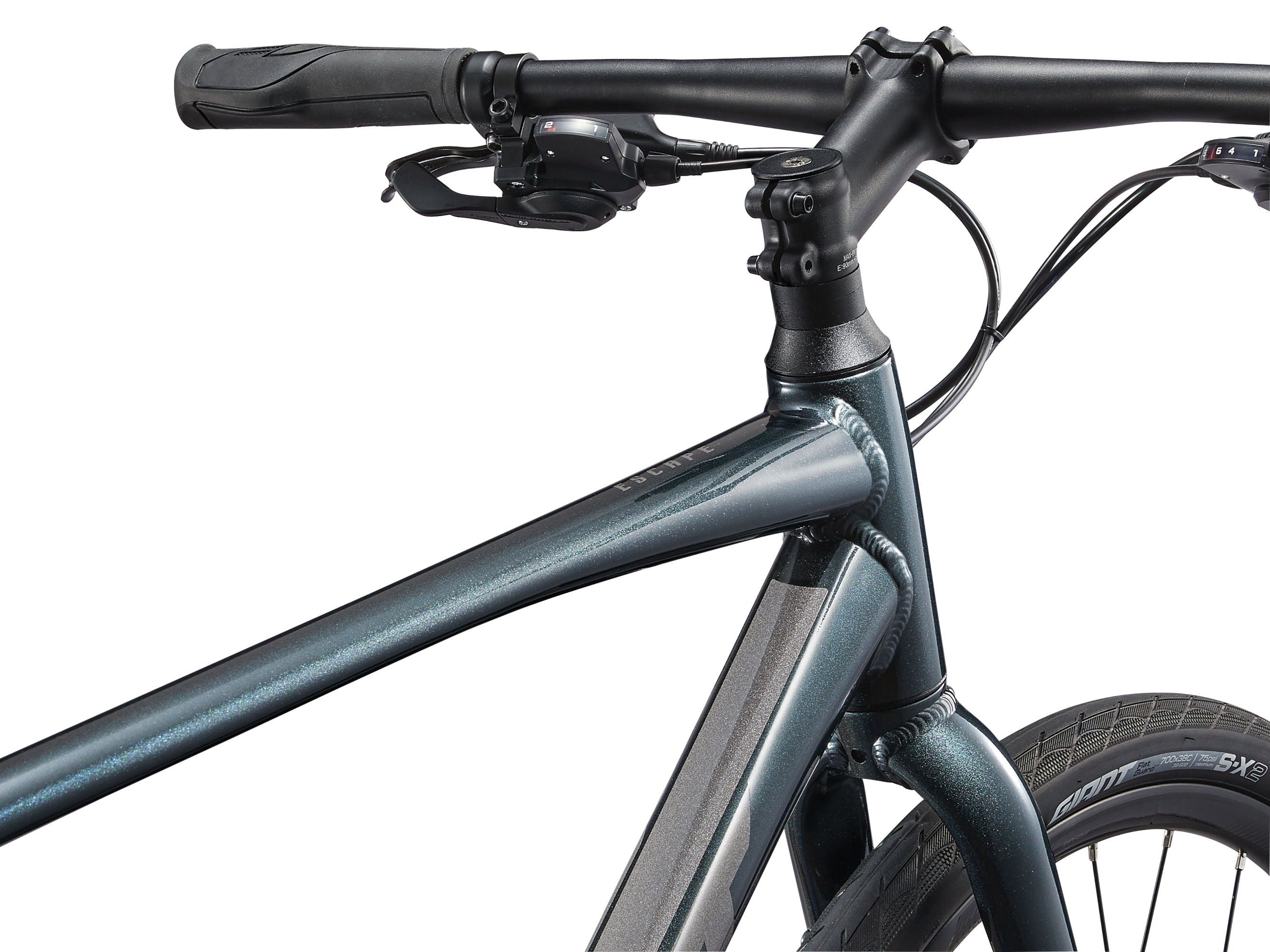 Escape 2 Disc – Asphalt Green Hybrid City Bike – Friendly Cycle