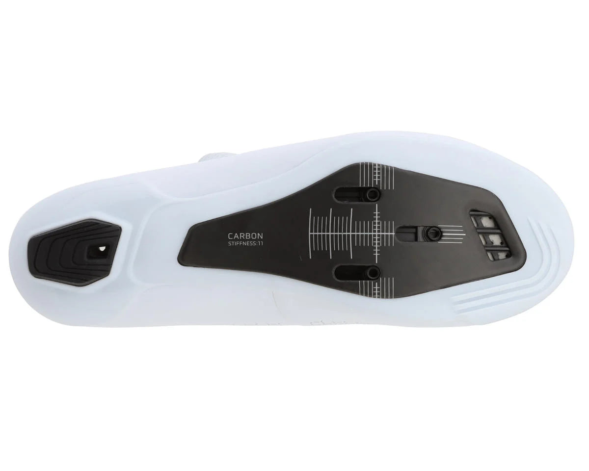 Shimano SH-RC810 road cycling shoe in peach, side view