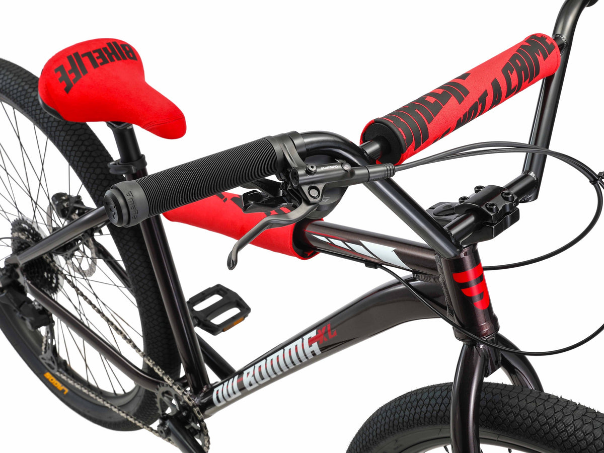 OW 4-piece handlebars and Bomma Flanged fork on Mafia OW Bomma XL